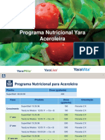 Programa Nutricional - Acerola