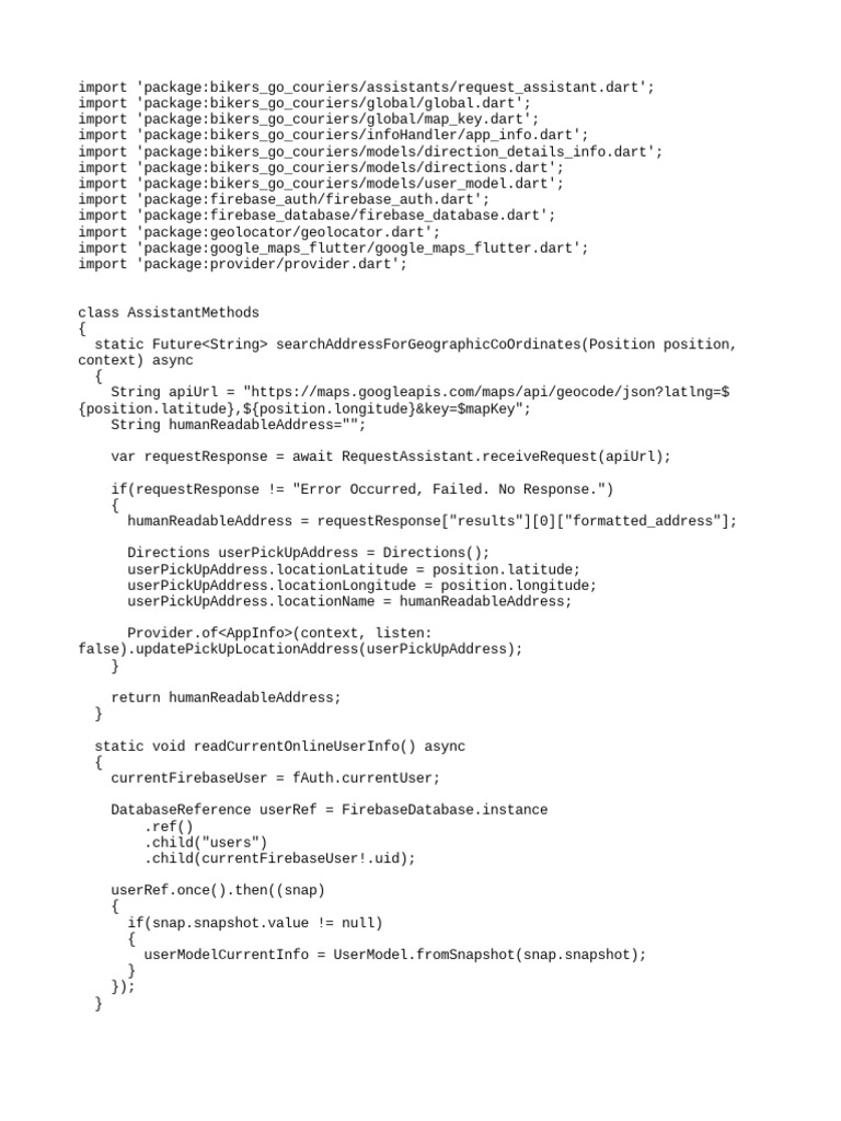 Assistant Methods | PDF | Computer Programming | Software Engineering