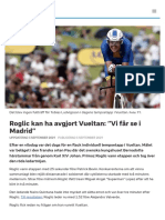 Roglic Kan Ha Avgjort Vueltan: "Vi Får Se I Madrid" - SVT Sport