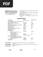 Glycerine TDS