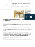 4-Art 12 À 17-Déclaration Des Droits de La Femme Et de La Citoyenne Articles 12 À 17 Analyse