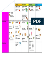 Charity Week Timetable