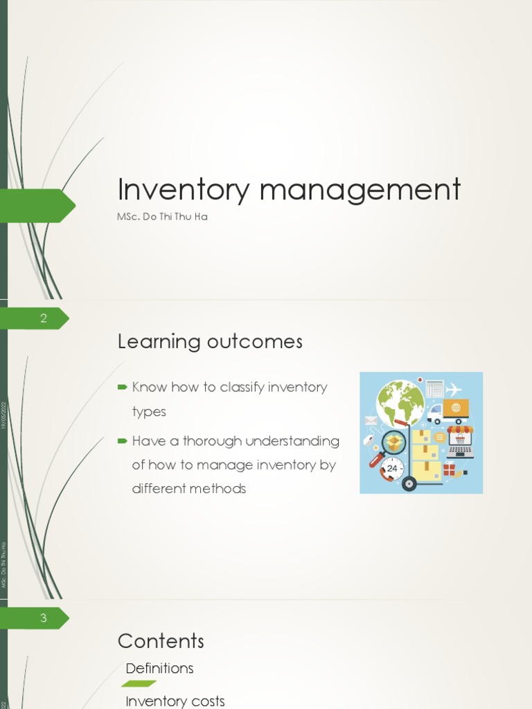 C8 Inventory Management Pdf Inventory Business