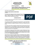 Cambios Que Hacen La Diferencia: Proyecto de Acuerdo #De 2022