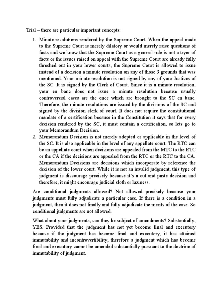 REM 119 Recorded Lecture PDF Pleading Judgment (Law)