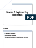 Module 8: Implementing Replication