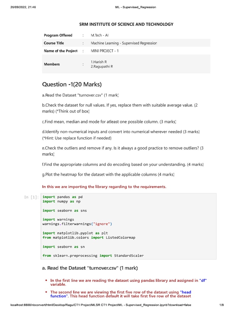 ML+-+Supervised Regression | PDF