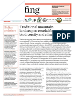 Traditional mountain landscapes crucial for biodiversity and climate goals