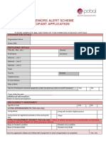 Participant Application Form