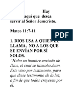 Tienes Deseos de Servirle A Cristo