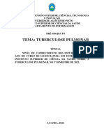 Nível de conhecimento sobre tuberculose entre estudantes de enfermagem