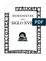 Humanistas Del Siglo Xviii 977229