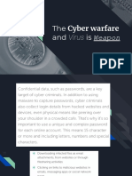 The Cyber Warfare and Virus Is Weapon