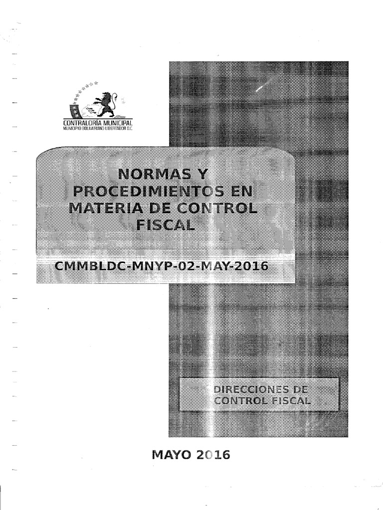 Manual De Control Fiscal Pdf