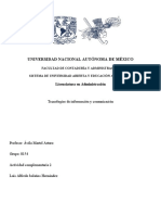 TECNOLOGIAS DE LA INFORMANCION Y COMUNICACION Unidad 1 Actividad Complementaria 2