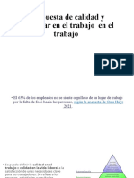 Calidad en El Trabajo y Propuestas