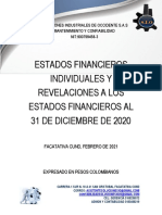 Estados Financieros 2020