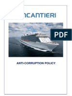 Fincantieri Anti Corruption Policy