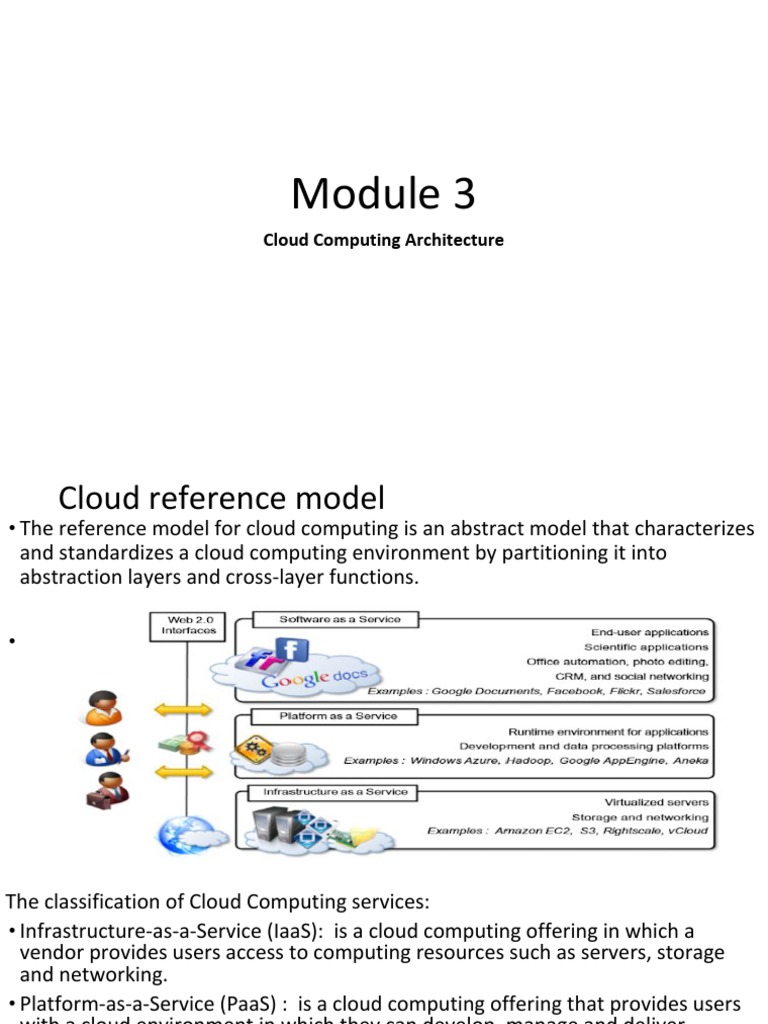 Module 3 | PDF | Cloud Computing | Software As A Service