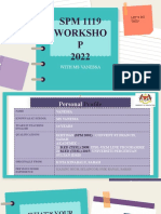 SPM 1119 Workshop