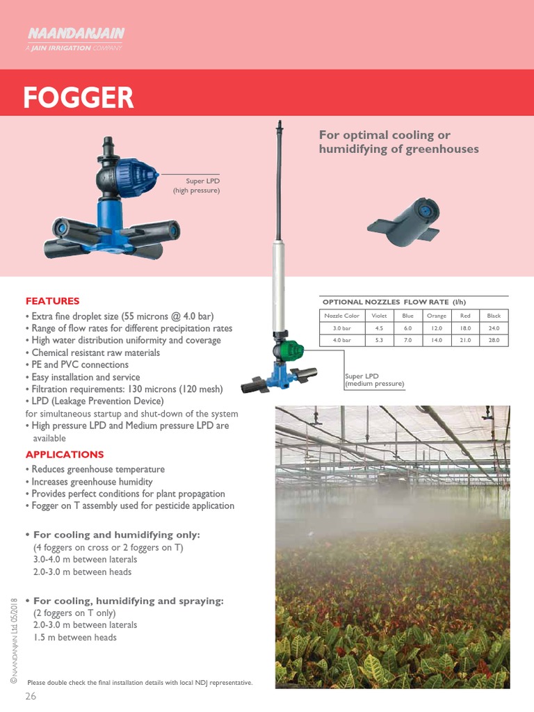 NDJ Micro Fogger Eng 050718 | PDF | Chemical Engineering | Chemistry