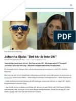 Johanna Ojala: "Det Här Är Inte OK" - SVT Sport