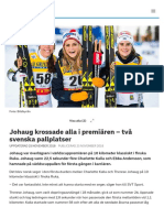 Johaug Krossade Alla I Premiären - Två Svenska Pallplatser - SVT Sport