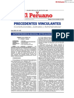 Precedentes Vinculantes: (Constitucionales, Judiciales y Administrativos)