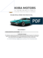 ND 260Z FINAL INSPECTION PROTOCOL