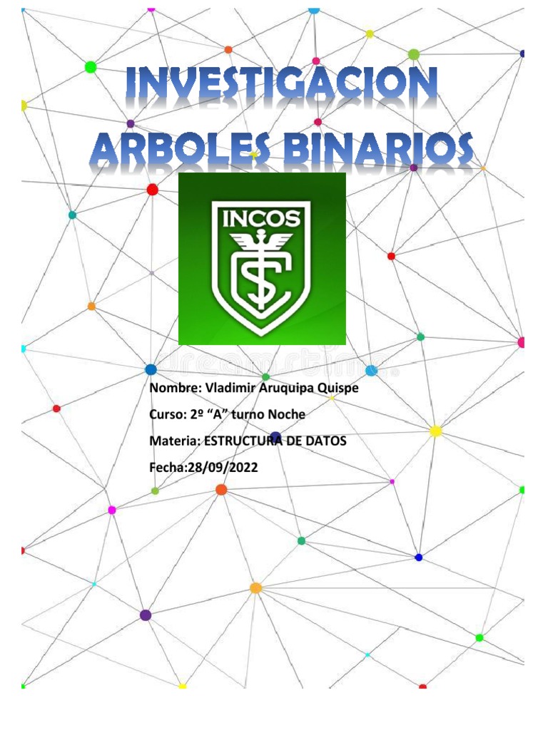Estructuras de Datos Arboles Binarios. PDF