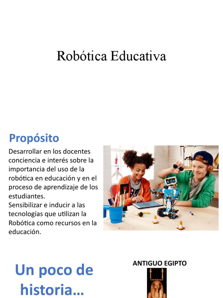 Importancia de la Robótica Educativa | PDF | Aprendizaje | Cognición