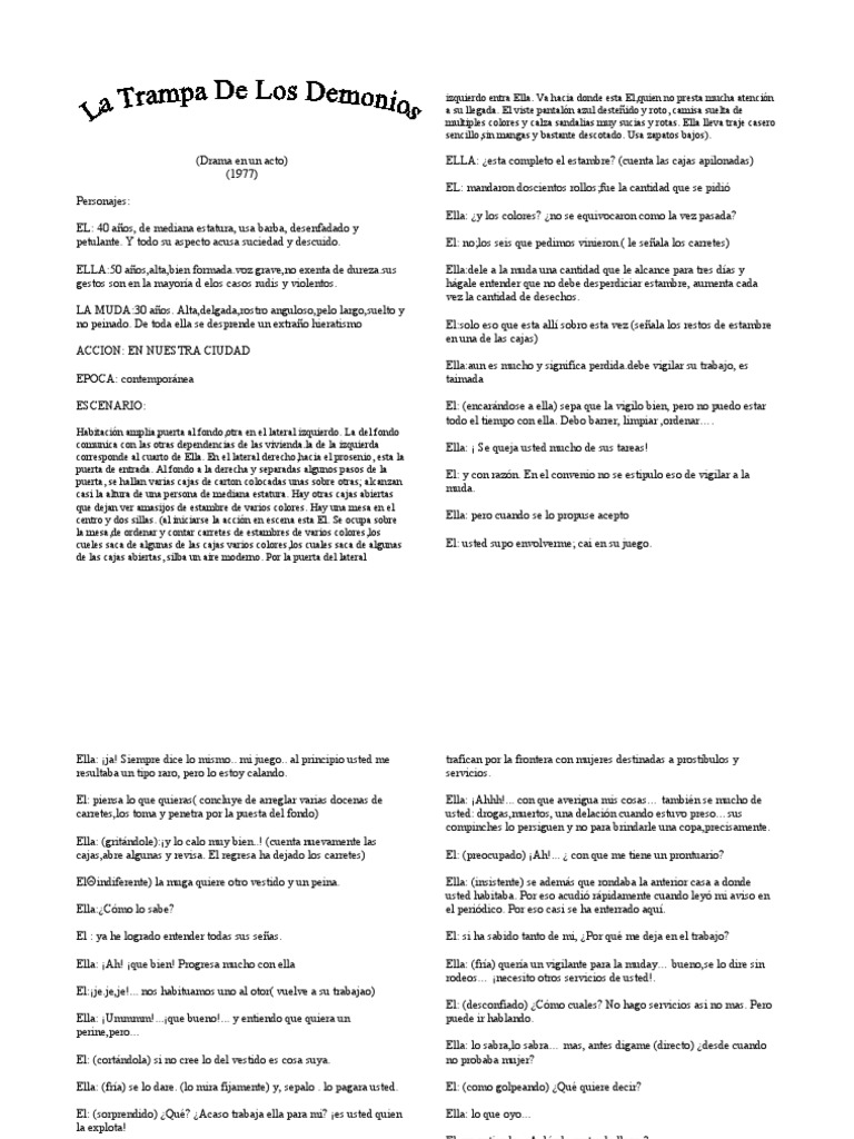 La Trampa de Los Demonios | PDF