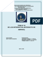 Trabajo Final Interdicto Amparo