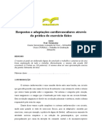 Respostas e Adaptações Cardiovasculares Através Da Prática de Exercício Físico