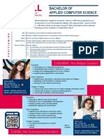 Ucll Bachelor Applied Computer Science English Programme Brochure New Links 2
