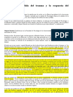 Bassols-La Llamada Perdida Del Trauma y La Respuesta Del Psicoanalista