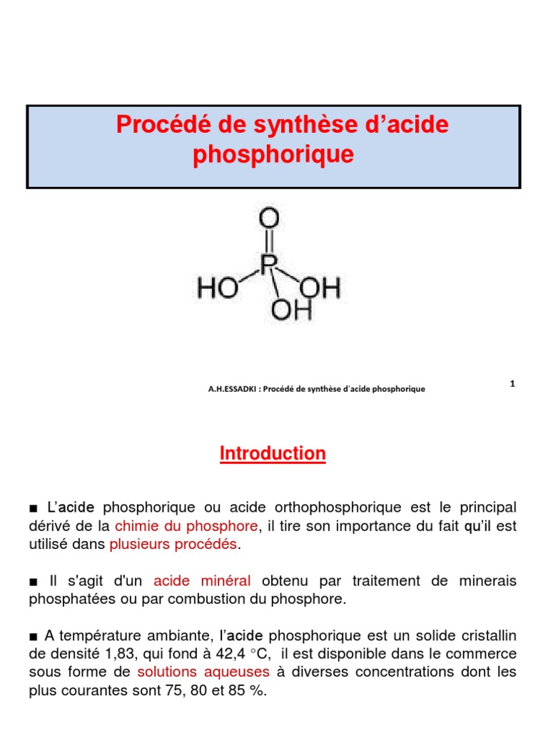 Production d'acide phosphorique par voie humide
