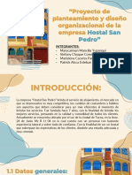 Plan de marketing y diseño organizacional para Hostal San Pedro