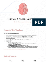 Clinical Case in Neurology - by Slidesgo