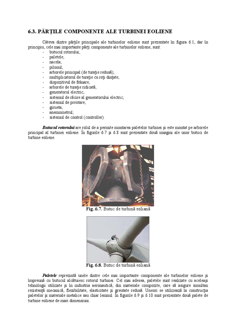 Parti Componente Turbina Eoliana | PDF