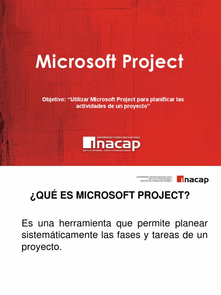 Uso de Microsoft Project 2020 en Proyectos | PDF | Gestión de proyectos ...