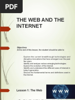 Lesson 3-The Web and The Internet