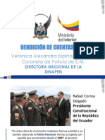 Rendicion de Cuentas Dinapen 2014 Febrero