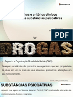 Quadros e critérios clínicos de substâncias psicoativas