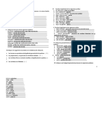 Semana 5 Ejercicios Sobre La Morfología de La Palabra SIN SOLUCIÓN