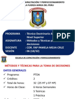 6ta Clase Toma de Decisiones - Unidad Enmarcamiento de La Situación de Decision Proceso Afectivo - Inteligencia Emocional