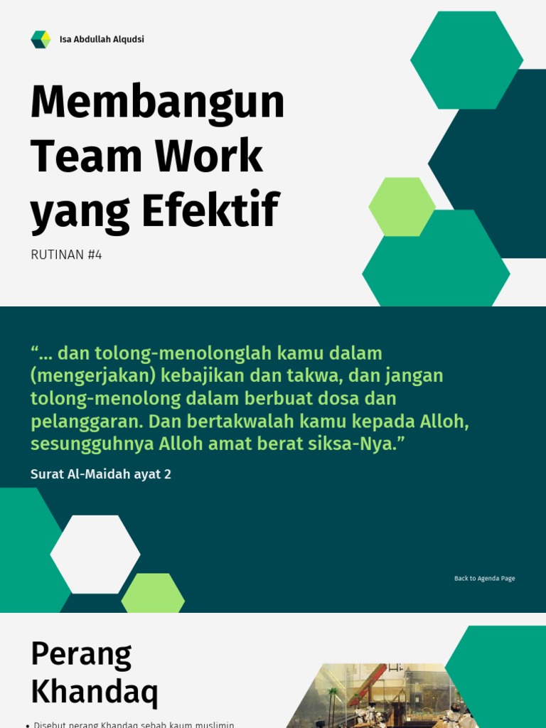 Materi Membangun Teamwork Yang Efektif Pdf