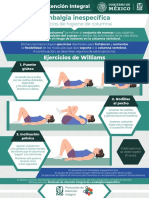 Infografia Ejercicios de Higiene de Columna