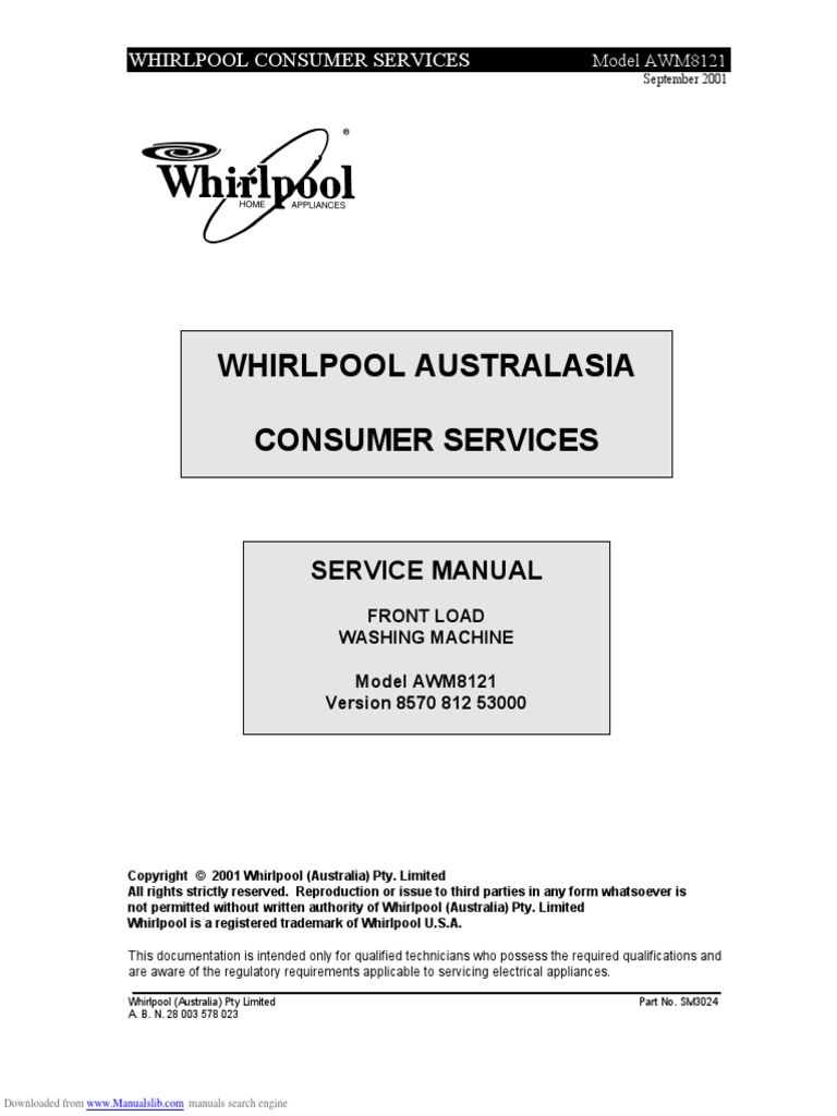 Awm 8121 | PDF