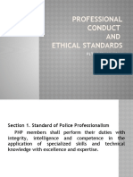 Midterm Professional Conduct and Ethical Standards